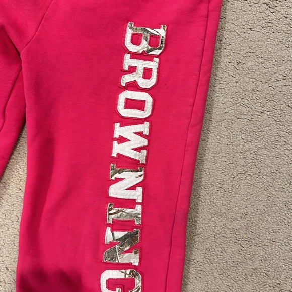 Pink browning sweatpants - Picture 2 of 3